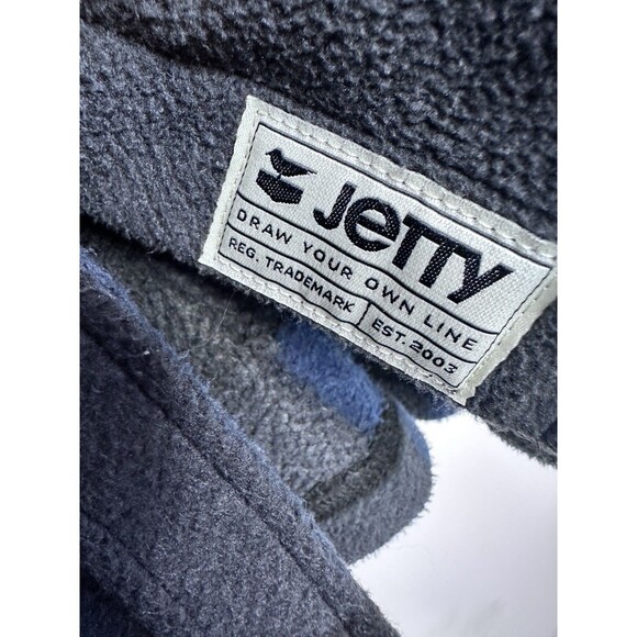 Jetty Tahoe Fleece Jacket Woman’s Small Blue Black Gray Missing Belt Super Soft - Picture 6 of 9